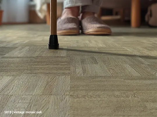 Novilon voelt goed 5818 | vintage mosaic oak